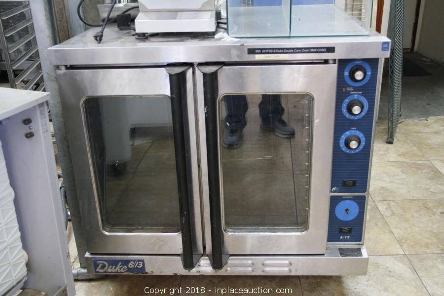 InPlace Auction - Auction: RESTAURANT EQUIPMENT AUCTION ITEM: Duke 6/13